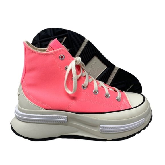 Converse Run Star Legacy CX High Shoes Electrical Pink Canvas Women Size A05012C - Picture 7 of 9